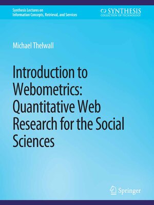 cover image of Introduction to Webometrics